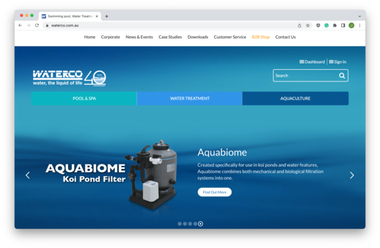 Waterco Website Case Studies - Stimulus 